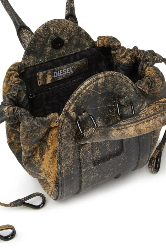 Women 1drFold Xs Brown Diesel Handbags Women 1drFold Xs Brown Diesel Handbags