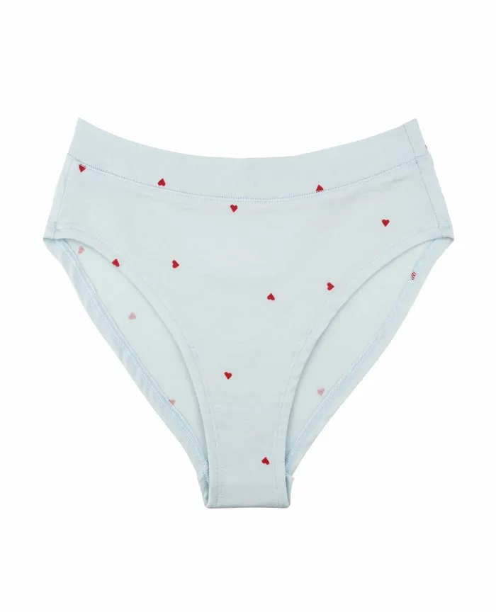 Women8217s High Rise Bikini Heart Print Underwear and Accessories ToadandCo