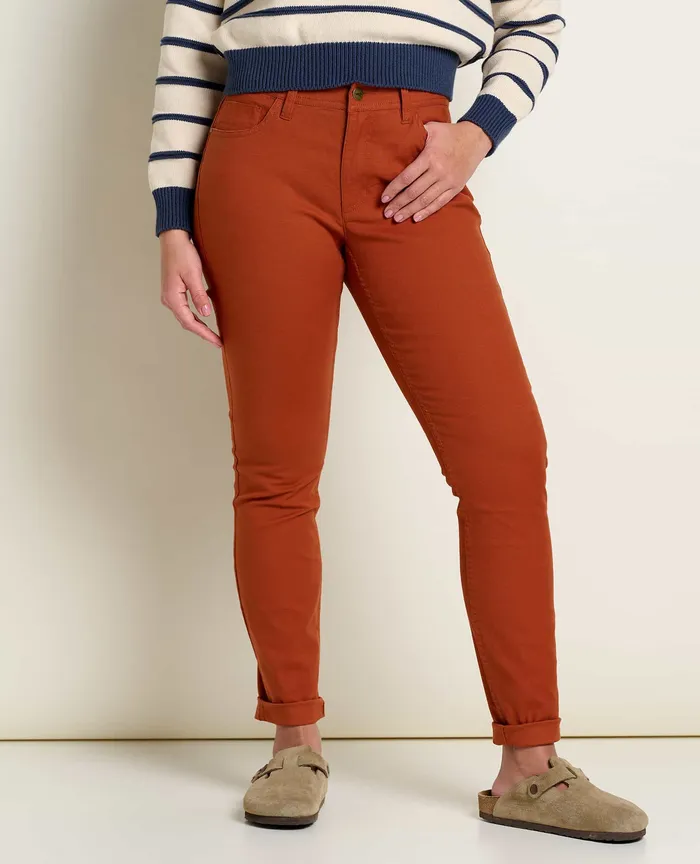 Women8217s Pants ToadandCo Earthworks 5 Pocket Skinny Pant Cinnamon
