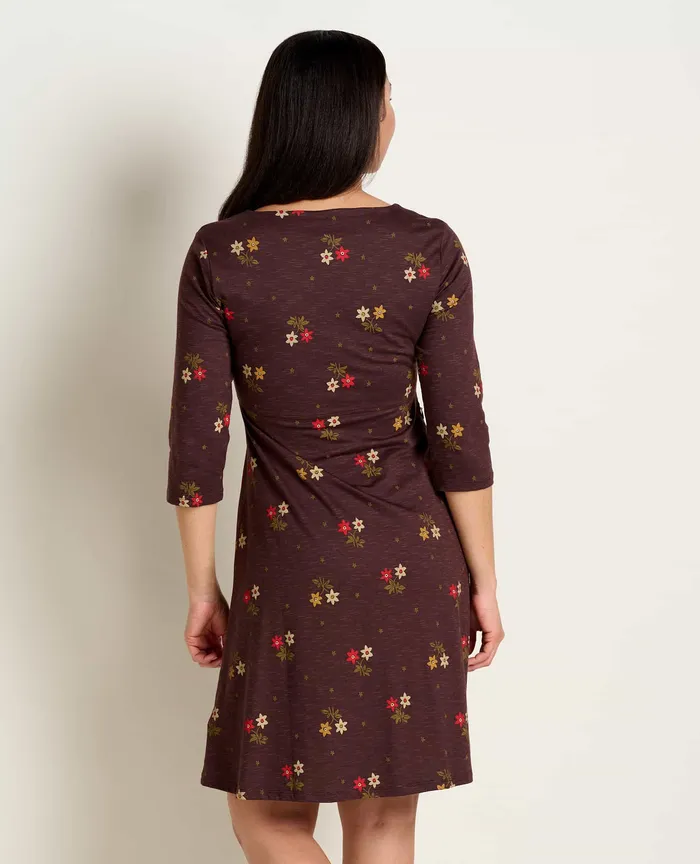Women8217s ToadandCo Rosalinda Dress Carob Duo Print Dresses