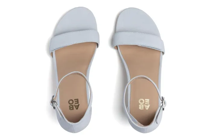 Women ABEO Footwear Dress Tempo Strap Light Blue Suede Women ABEO Footwear Dress Tempo Strap Light Blue Suede