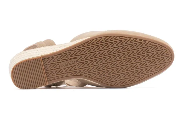 Women ABEO Footwear Dress Veranda Espadrille Lace Cuban Sand Suede Women ABEO Footwear Dress Veranda Espadrille Lace Cuban Sand Suede
