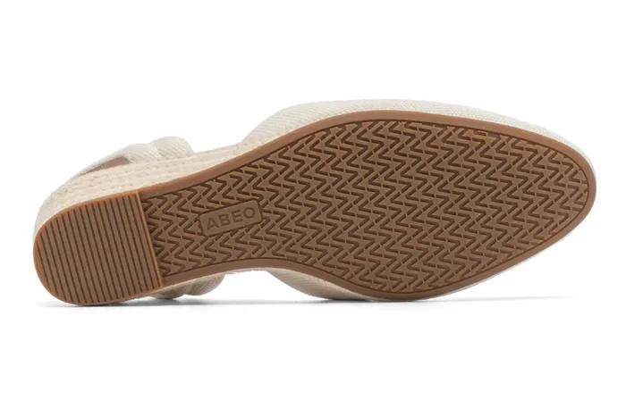 Women ABEO Footwear Dress Veranda Espadrille Lace Natural Canvas Women ABEO Footwear Dress Veranda Espadrille Lace Natural Canvas