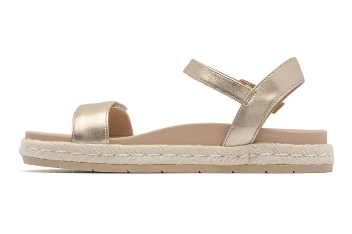Women ABEO Footwear Sandals Isle Strap Light Gold Women ABEO Footwear Sandals Isle Strap Light Gold