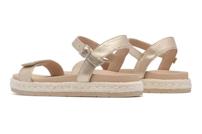 Women ABEO Footwear Sandals Isle Strap Light Gold Women ABEO Footwear Sandals Isle Strap Light Gold