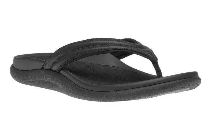 Women ABEO Footwear Sandals Laguna Thin Strap Black