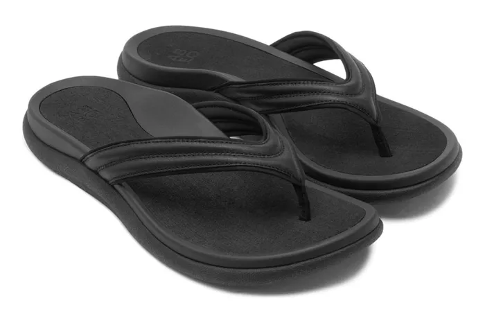 Women ABEO Footwear Sandals Laguna Thin Strap Black Women ABEO Footwear Sandals Laguna Thin Strap Black