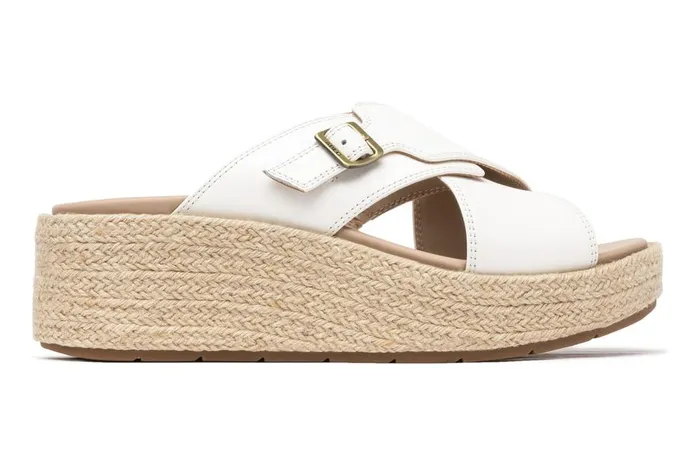 Women ABEO Footwear Sandals Solstice Cross Slide Coconut Milk Women ABEO Footwear Sandals Solstice Cross Slide Coconut Milk