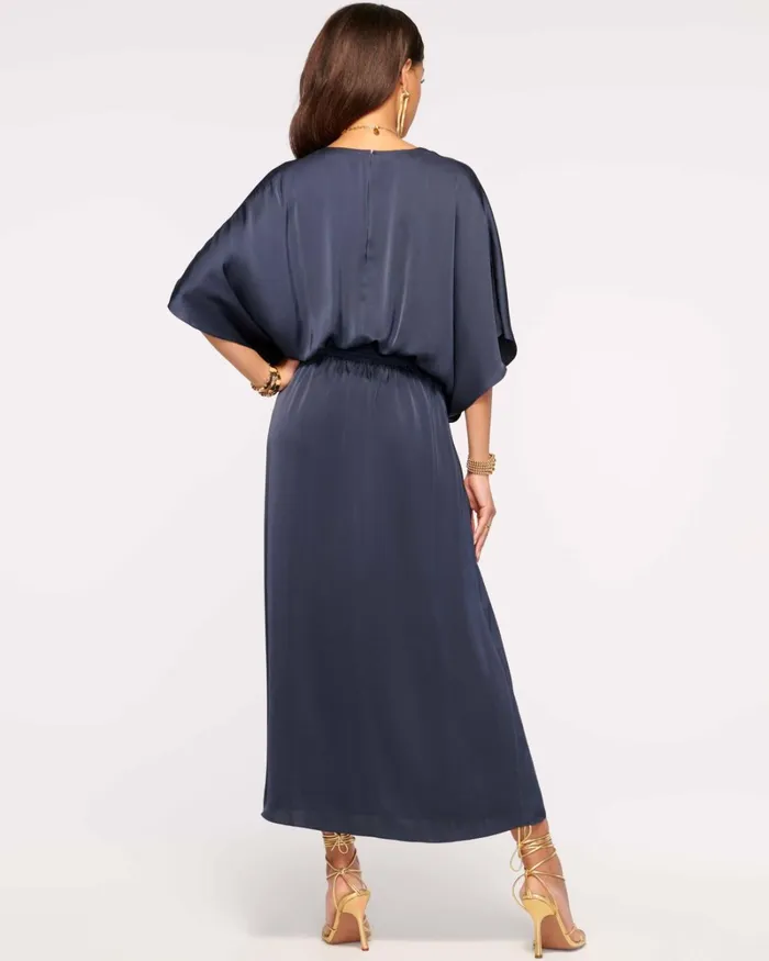 Women Adiel Wrap Midi Dress Soiree Red Ramy Brook Dresses