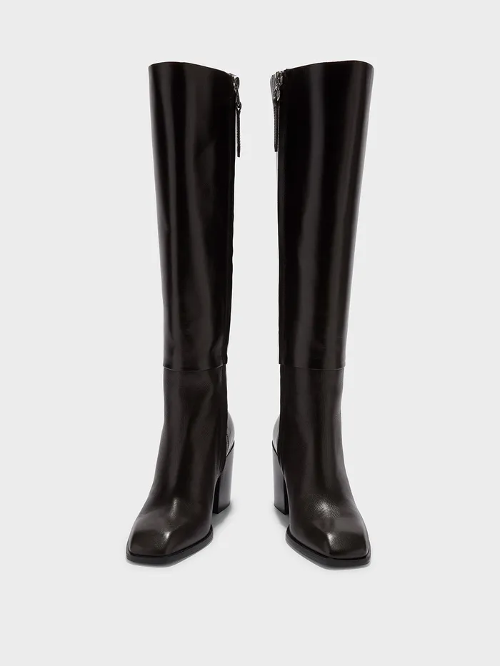 Women Aeyde TERESA Moka KneeHigh Boot Aeyde KneeHigh Boots