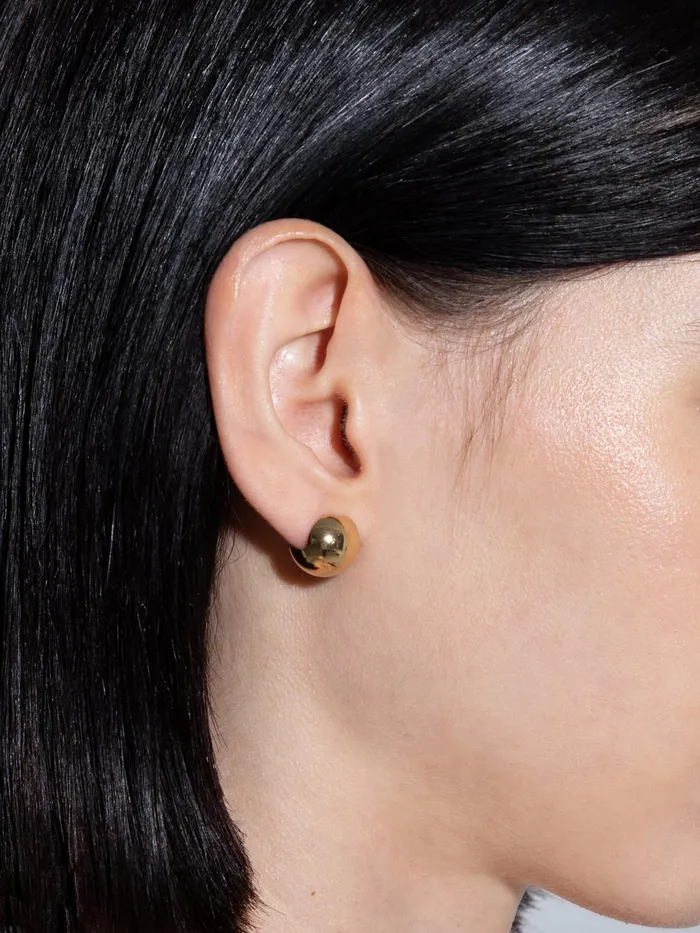 Women Alice Small 18kt GoldPlated Earrings Aeyde Earrings Women Alice Small 18kt GoldPlated Earrings Aeyde Earrings