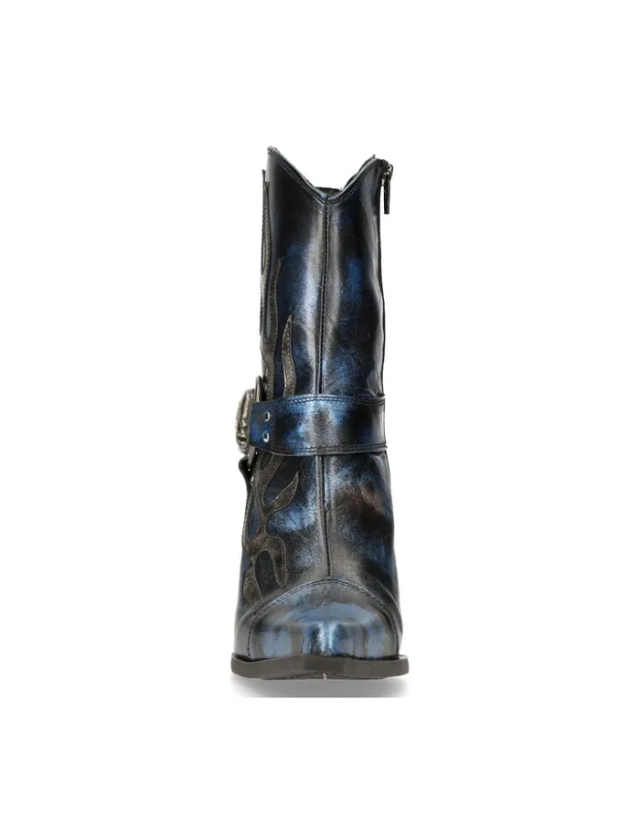 Women Ankle Boot Bull M7919bC10 New Rock Heels