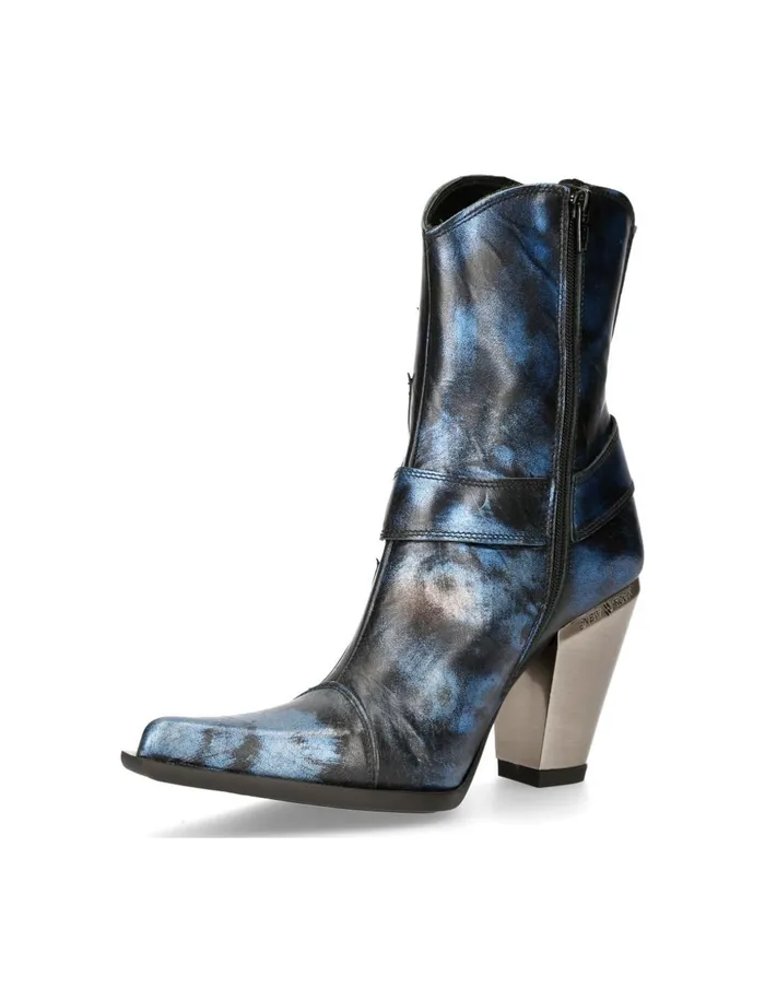 Women Ankle Boot Bull M7919bC10 New Rock Heels