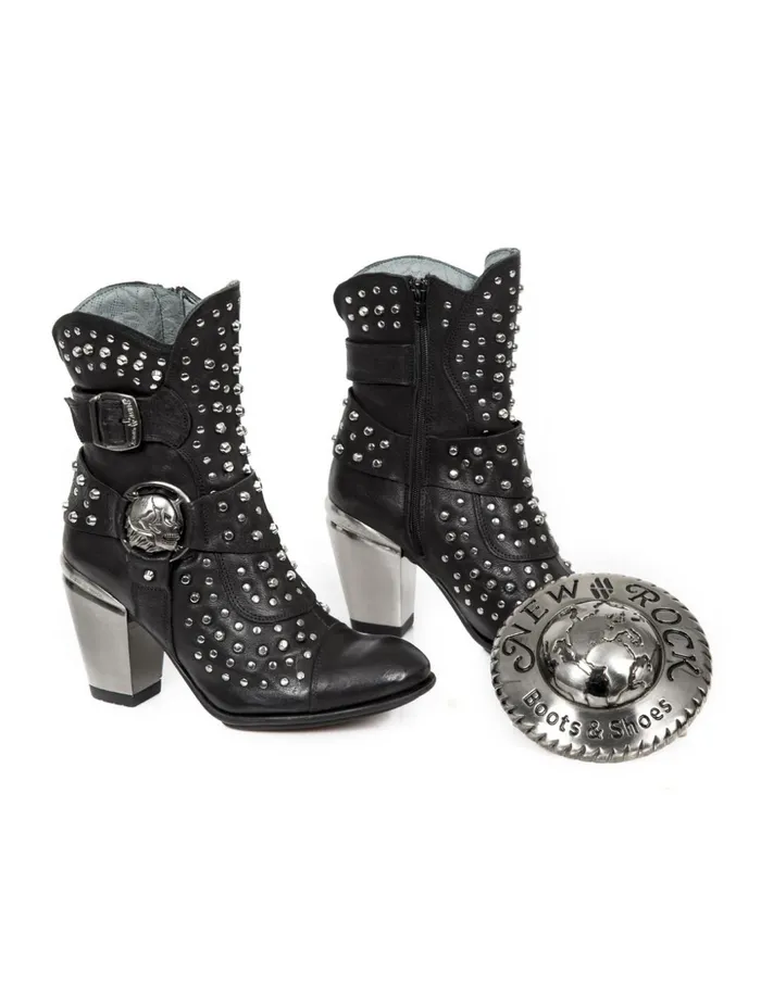 Women Ankle Boot Bull M7990C2 New Rock Heels