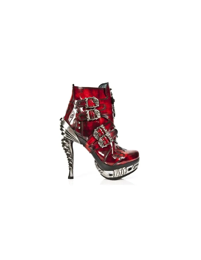 Women Ankle Boot Punk MMag005C3 New Rock High Heels