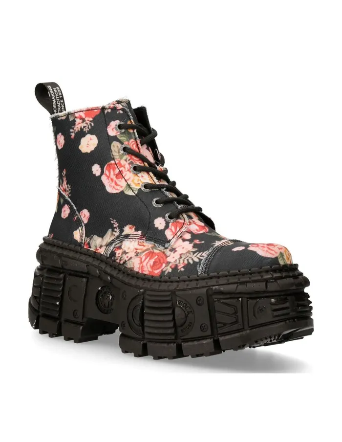 Women Ankle Boot Tank MWall005V36 New Rock Platform