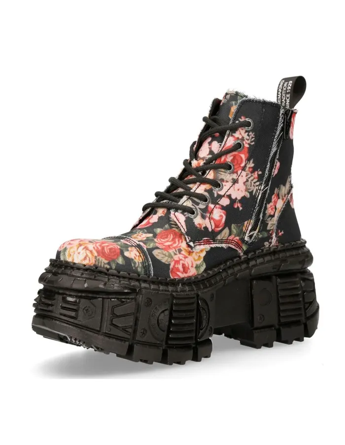 Women Ankle Boot Tank MWall005V36 New Rock Platform