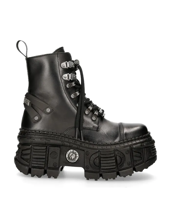 Women Ankle Boot Tank MWall047C1 New Rock Platform Women Ankle Boot Tank MWall047C1 New Rock Platform