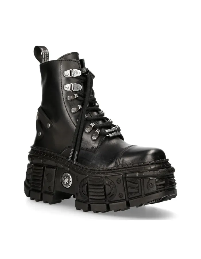 Women Ankle Boot Tank MWall047C1 New Rock Platform Women Ankle Boot Tank MWall047C1 New Rock Platform