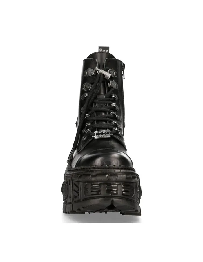 Women Ankle Boot Tank MWall047C1 New Rock Platform Women Ankle Boot Tank MWall047C1 New Rock Platform