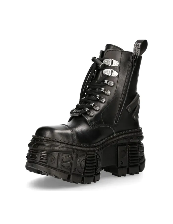 Women Ankle Boot Tank MWall047C1 New Rock Platform Women Ankle Boot Tank MWall047C1 New Rock Platform