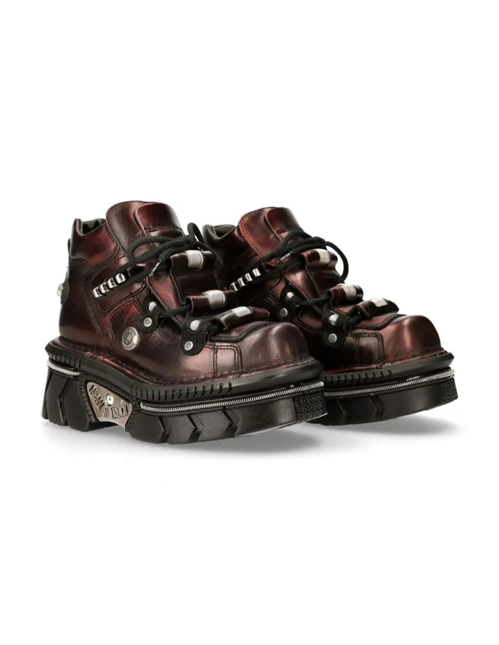 Women Ankle Boot Techno M215C9 New Rock Platform