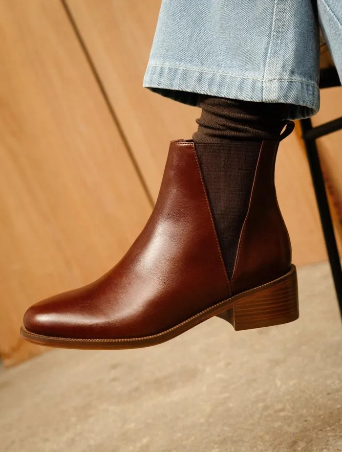 Women Ankle Boots Bobbies Camden Turkish Coffee