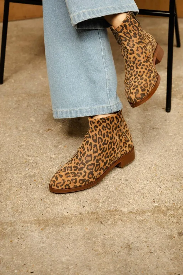 Women Ankle Boots Bobbies Hada Wild Leo