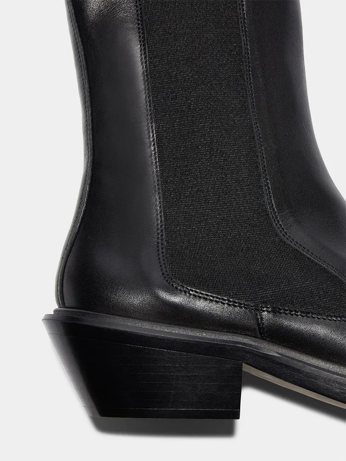 Women Antonia Leather Biker Boots Aeyde Ankle Boots