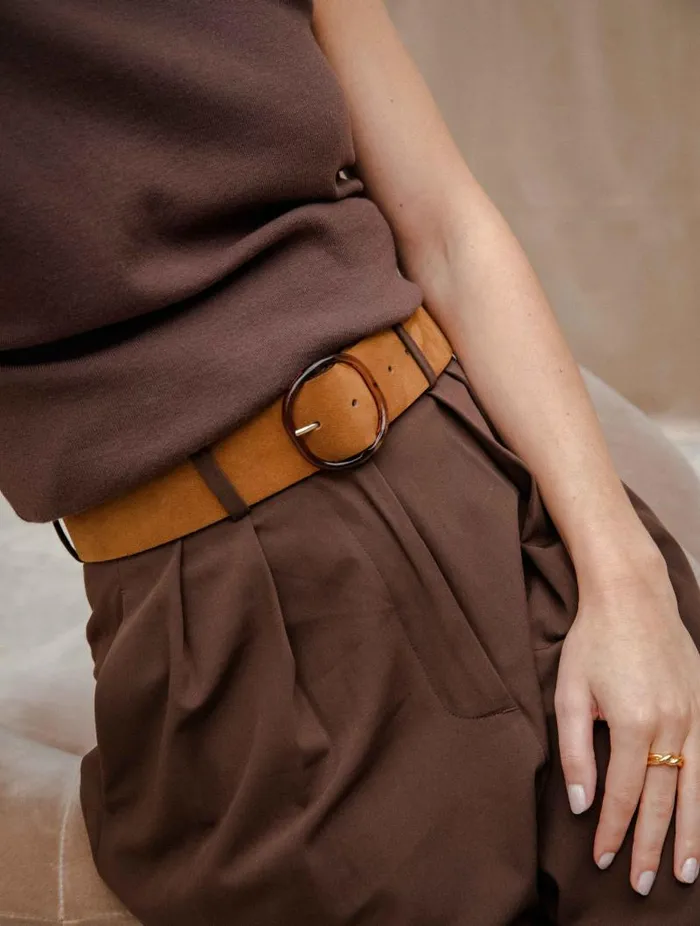 Women Belts Bobbies Anafi Camel