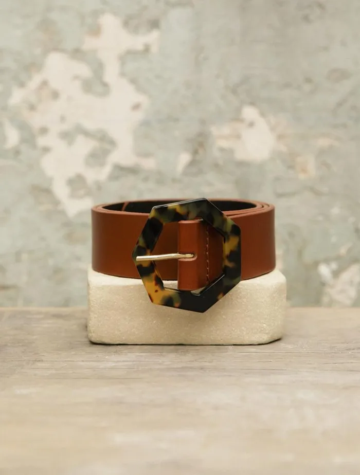 Women Belts Bobbies Trvise Cognac