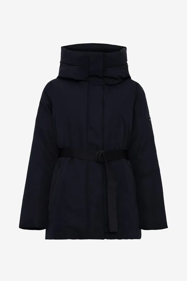 Women Black Thabana Coat Ecoalf Coats And Jackets