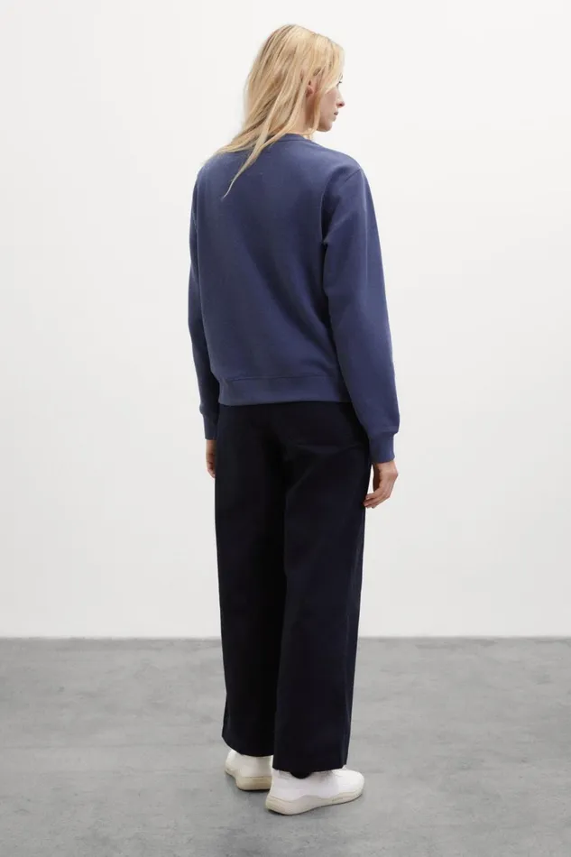 Women Blue Dublin Sweatshirt Ecoalf Sweatshirts