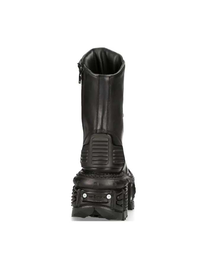 Women Boot Black Imperfect MTank001C8 New Rock Platform Women Boot Black Imperfect MTank001C8 New Rock Platform
