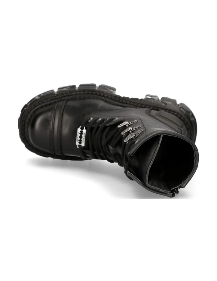 Women Boot Black Imperfect MTank001C8 New Rock Platform Women Boot Black Imperfect MTank001C8 New Rock Platform
