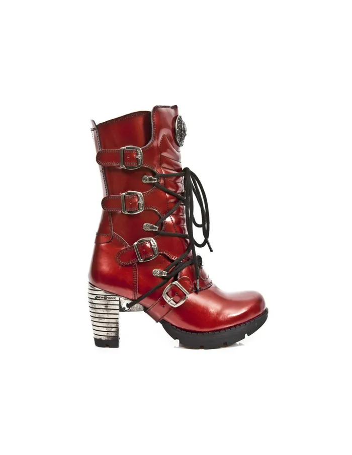 Women Boot Black MTr003C10 New Rock Military