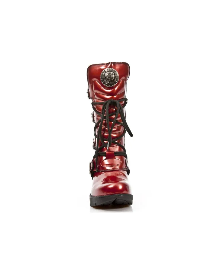 Women Boot Black MTr003C10 New Rock Military Women Boot Black MTr003C10 New Rock Military