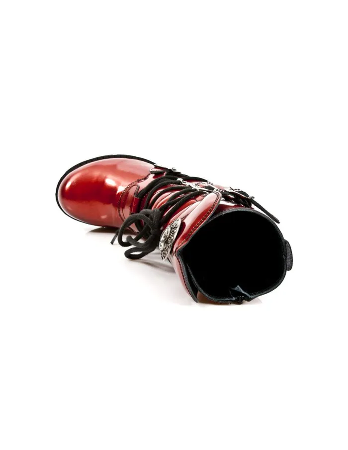 Women Boot Black MTr003C10 New Rock Military Women Boot Black MTr003C10 New Rock Military
