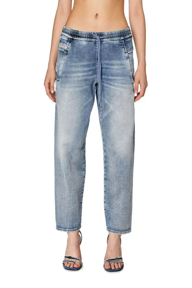 Women Boyfriend Krailey Joggjeans 068fl Medium Blue Diesel Boyfriend Women Boyfriend Krailey Joggjeans 068fl Medium Blue Diesel Boyfriend