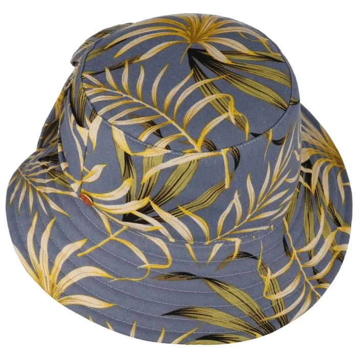 Women Bucket Hats Mayser Malu Leaves Bucket Reversible Hat Blue Women Bucket Hats Mayser Malu Leaves Bucket Reversible Hat Blue