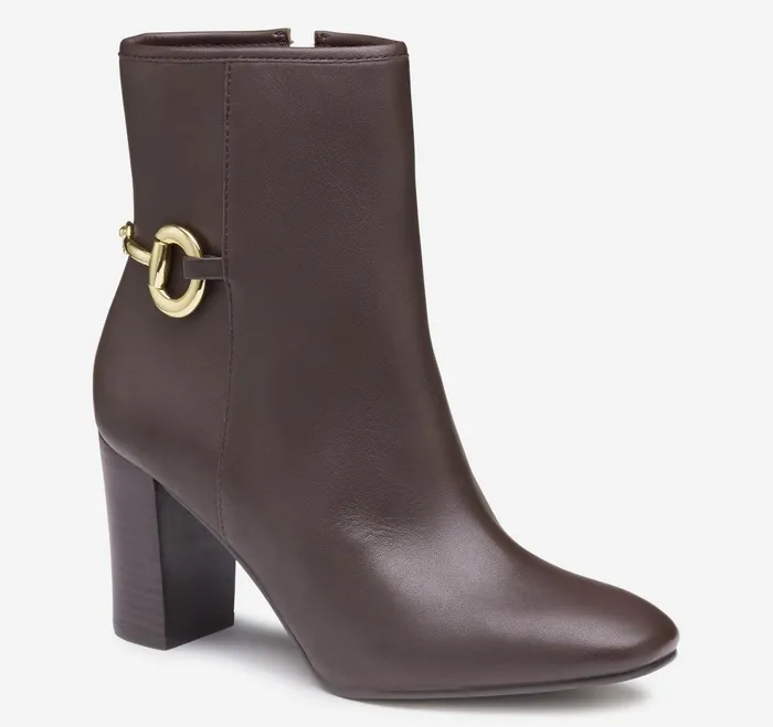 Women Charlotte Bit Bootie Brown Glove Leather JohnstonandMurphy Boots and Booties Women Charlotte Bit Bootie Brown Glove Leather JohnstonandMurphy Boots and Booties