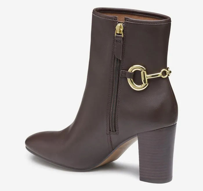 Women Charlotte Bit Bootie Brown Glove Leather JohnstonandMurphy Boots and Booties Women Charlotte Bit Bootie Brown Glove Leather JohnstonandMurphy Boots and Booties