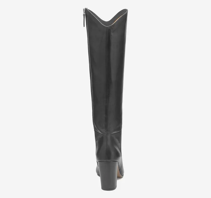 Women Charlotte KneeHigh Boot Black Italian Nappa JohnstonandMurphy Heels and Platform Wedges Women Charlotte KneeHigh Boot Black Italian Nappa JohnstonandMurphy Heels and Platform Wedges