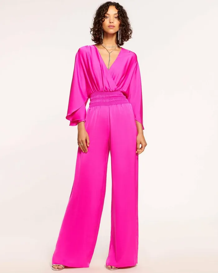 Women Cheri Wide Leg Jumpsuit True Blue Ramy Brook Dresses Women Cheri Wide Leg Jumpsuit True Blue Ramy Brook Dresses
