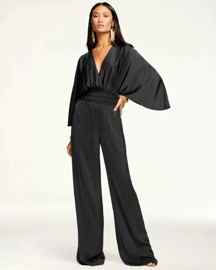 Women Cheri Wide Leg Jumpsuit True Blue Ramy Brook Dresses Women Cheri Wide Leg Jumpsuit True Blue Ramy Brook Dresses