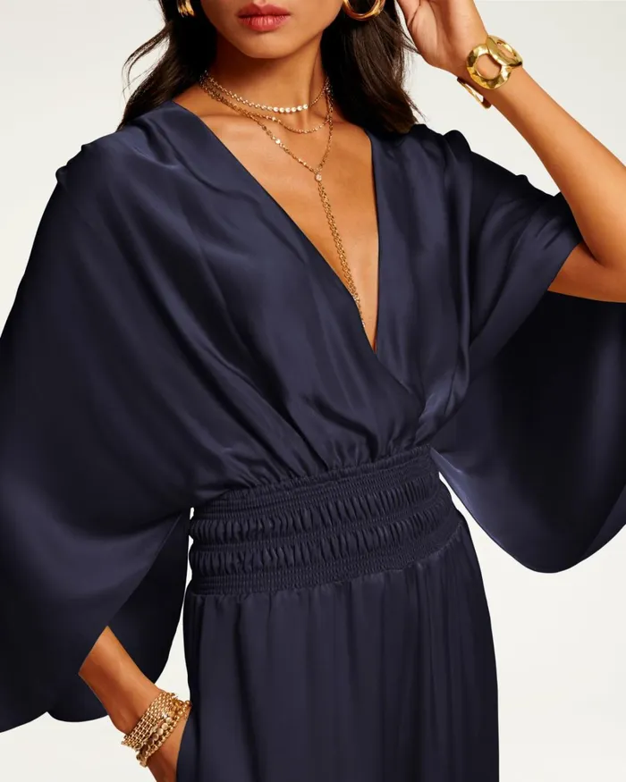 Women Cheri Wide Leg Jumpsuit True Blue Ramy Brook Dresses Women Cheri Wide Leg Jumpsuit True Blue Ramy Brook Dresses