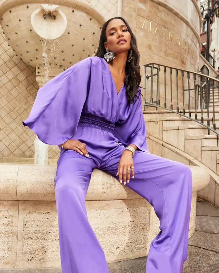 Women Cheri Wide Leg Jumpsuit True Blue Ramy Brook Dresses Women Cheri Wide Leg Jumpsuit True Blue Ramy Brook Dresses