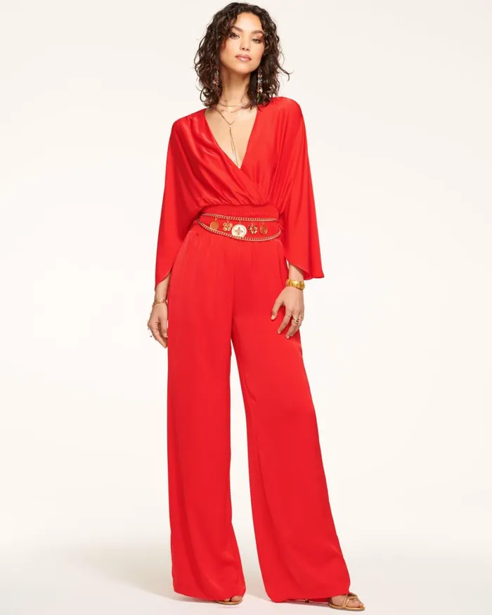 Women Cheri Wide Leg Jumpsuit True Blue Ramy Brook Dresses Women Cheri Wide Leg Jumpsuit True Blue Ramy Brook Dresses