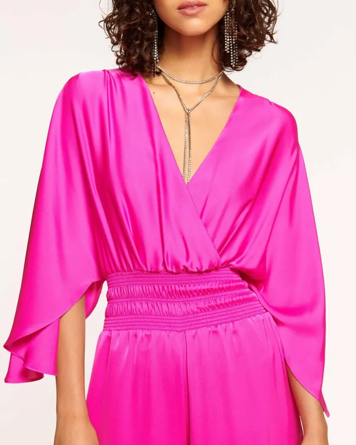 Women Cheri Wide Leg Jumpsuit True Blue Ramy Brook Dresses Women Cheri Wide Leg Jumpsuit True Blue Ramy Brook Dresses
