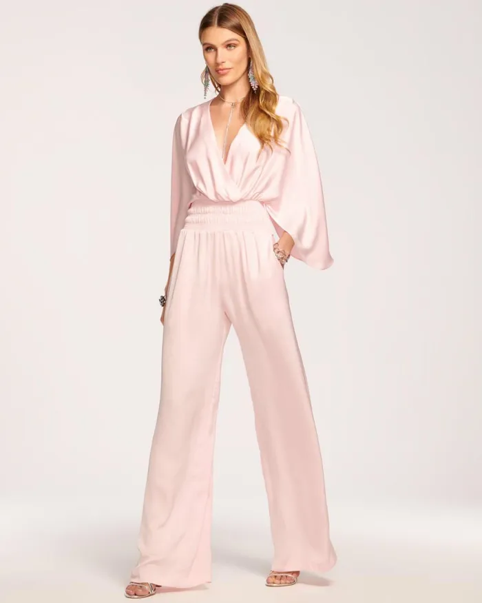 Women Cheri Wide Leg Jumpsuit True Blue Ramy Brook Dresses Women Cheri Wide Leg Jumpsuit True Blue Ramy Brook Dresses